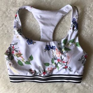 Floral Athleta sports bra